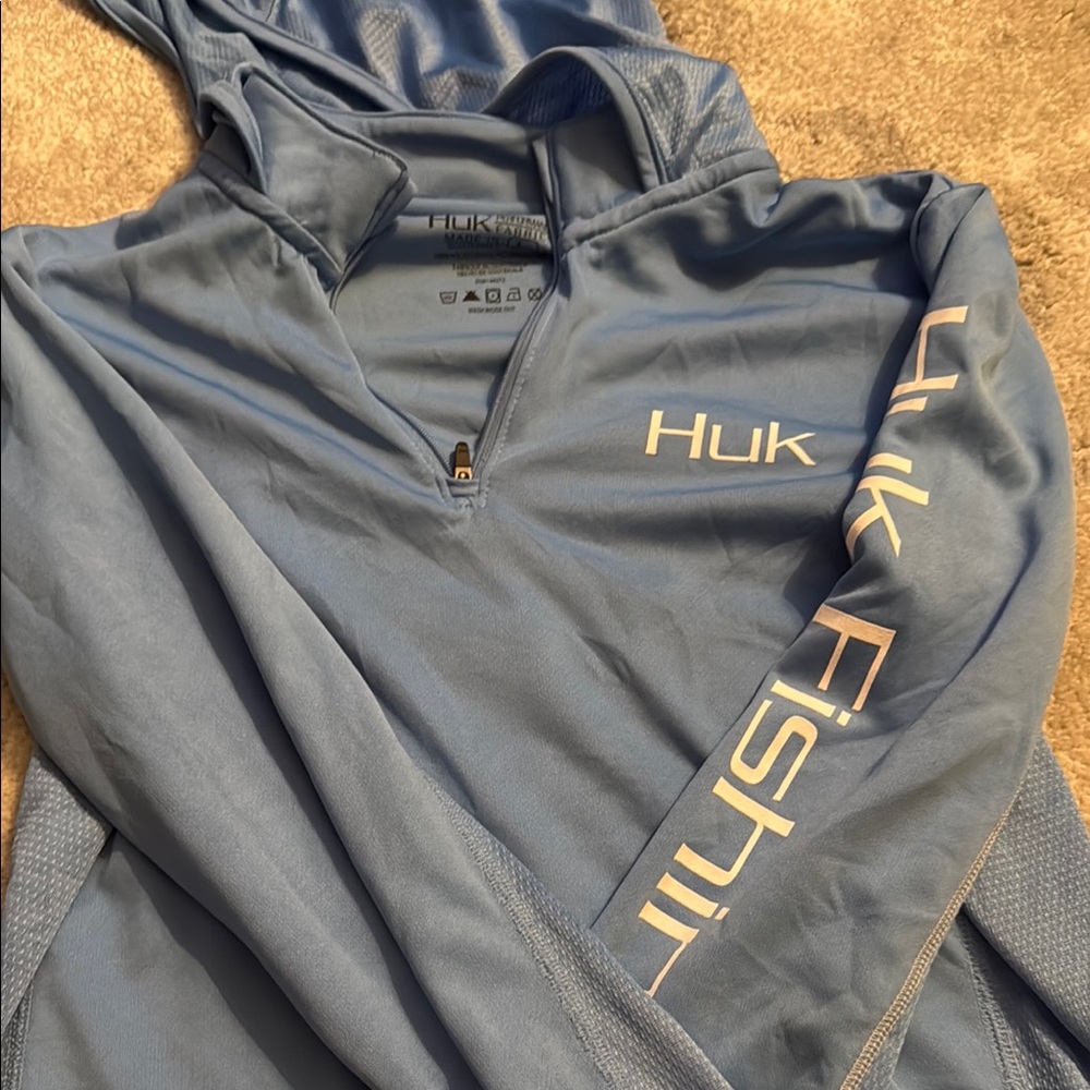 Huk Blue Fishing Hoodie